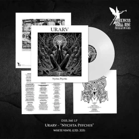 URARV · Nychta Psychis | WHITE LP (Black Metal Vinyl) · Bild 2