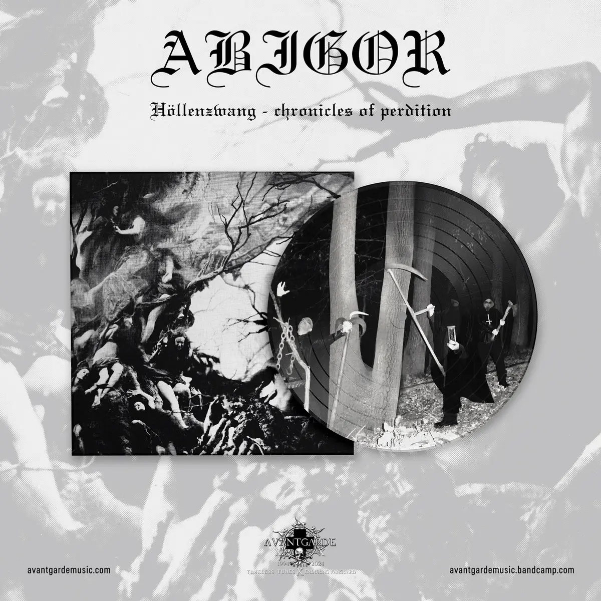 ABIGOR · Höllenzwang, The Chronicles Of Perdition | PICTURE DISC LP (Black Metal Vinyl)