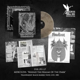 MERCILESS · Behind The Realms Of The Dark | CLEAR/BLACK LP (Death Metal Vinyl) · Bild 2