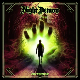 NIGHT DEMON · Outsider | TRANSPARENT GREEN LP (Heavy Metal Vinyl) · Bild 1