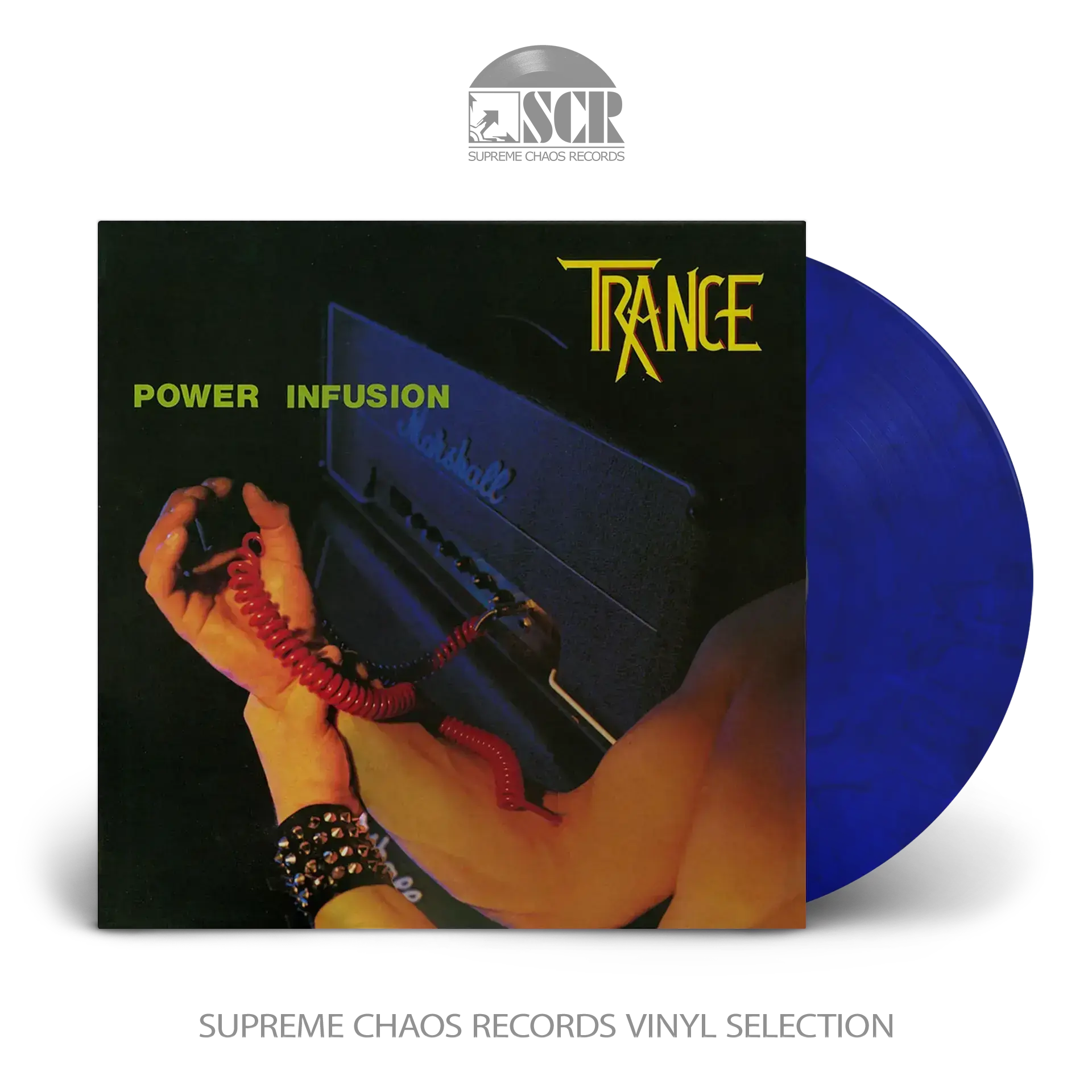 TRANCE - Power Infusion · BLUE/BLACK MARBLED LP (Heavy Metal Vinyl)
