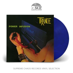 TRANCE · Power Infusion | BLUE/BLACK MARBLED LP (Heavy Metal Vinyl)