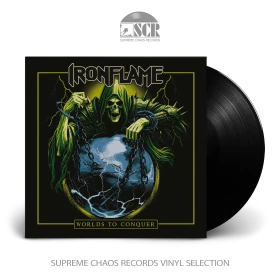 IRONFLAME - Worlds to Conquer [BLACK LP] (Heavy Metal Vinyl)