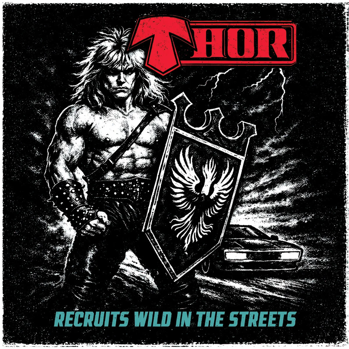 THOR · Recruits Wild In The Streets | CLEAR/RED/BLACK/WHITE HAZE LP (Heavy Metal Vinyl) · Bild 1
