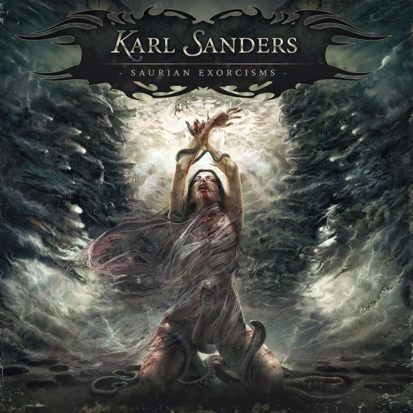 KARL SANDERS · Saurian Exorcisms | WHITE LP (Rock/Progressive Rock Vinyl) · Bild 1