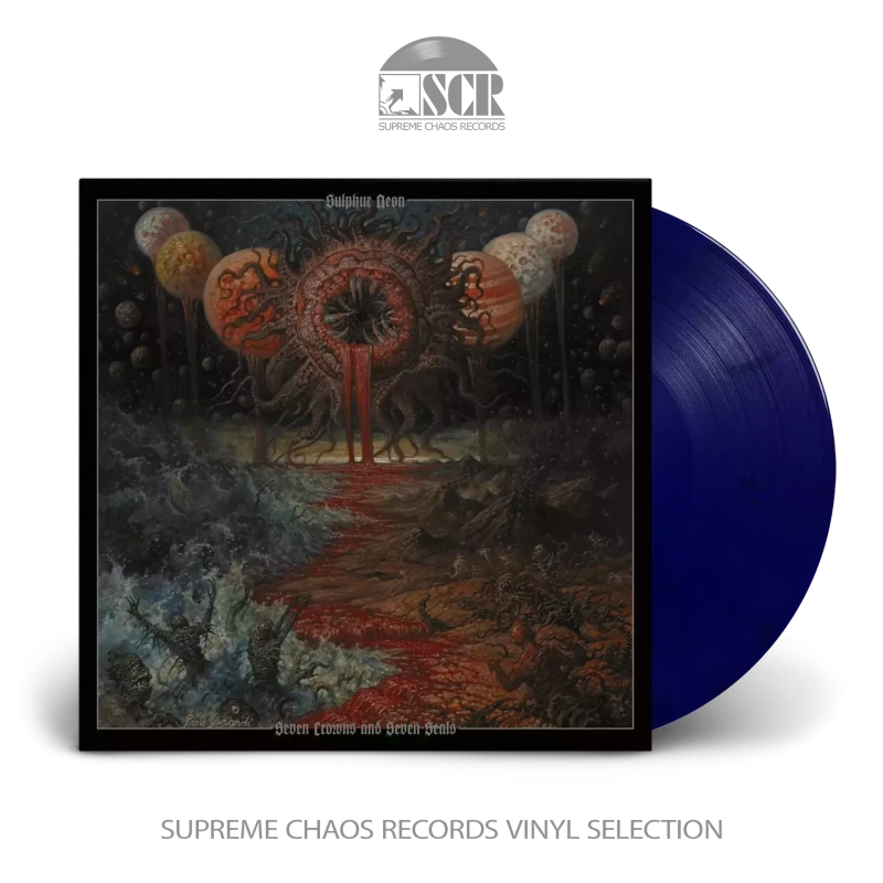 Sulphur Aeon · Seven Crowns And Seven Seals | Smoke Blue LP