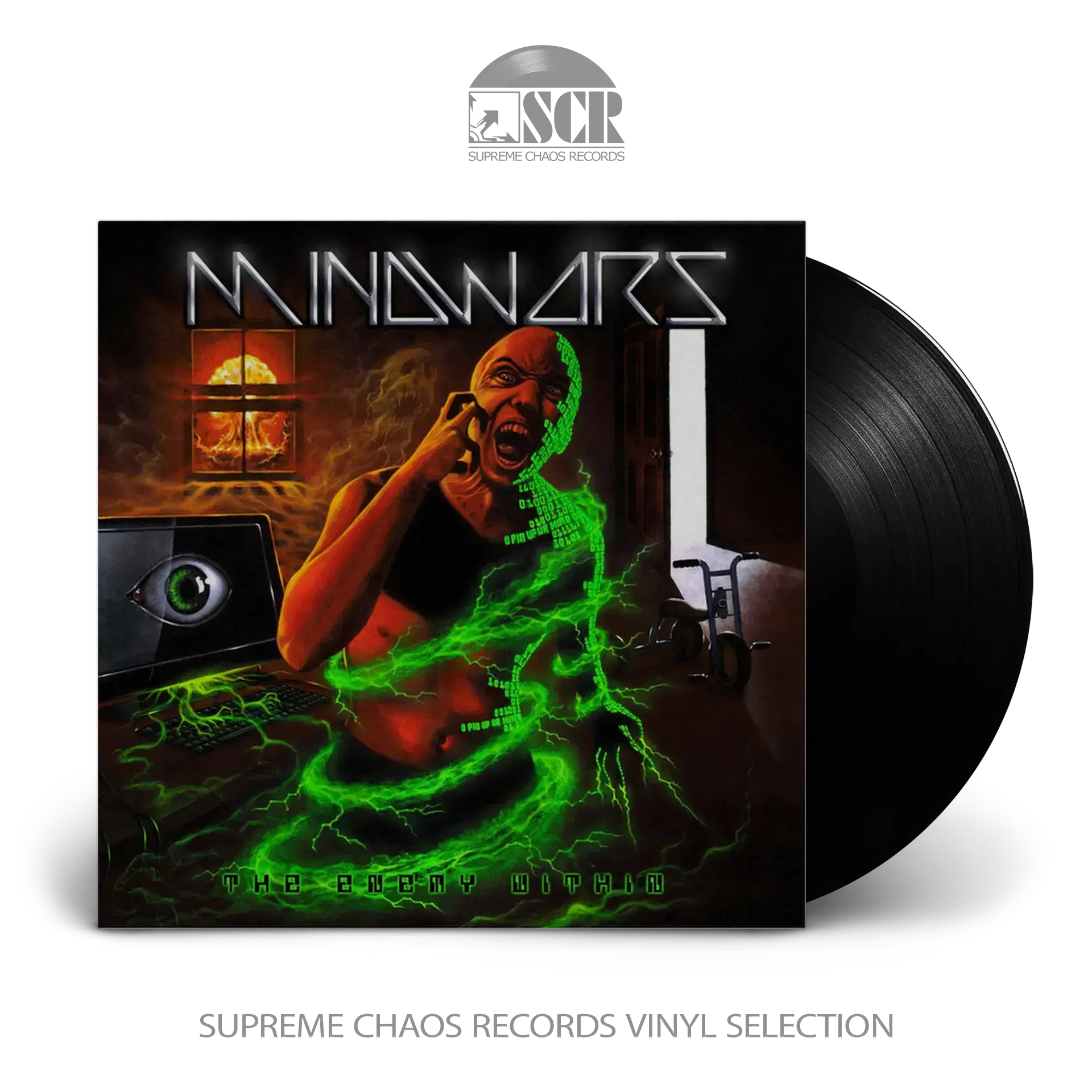 MINDWARS · The Enemy Within | BLACK LP (Thrash Metal Vinyl)