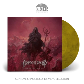 TEMPLE OF DREAD · God Of The Godless | CRYSTAL CLEAR/YELLOW/BLACK LP (Death Metal Vinyl)