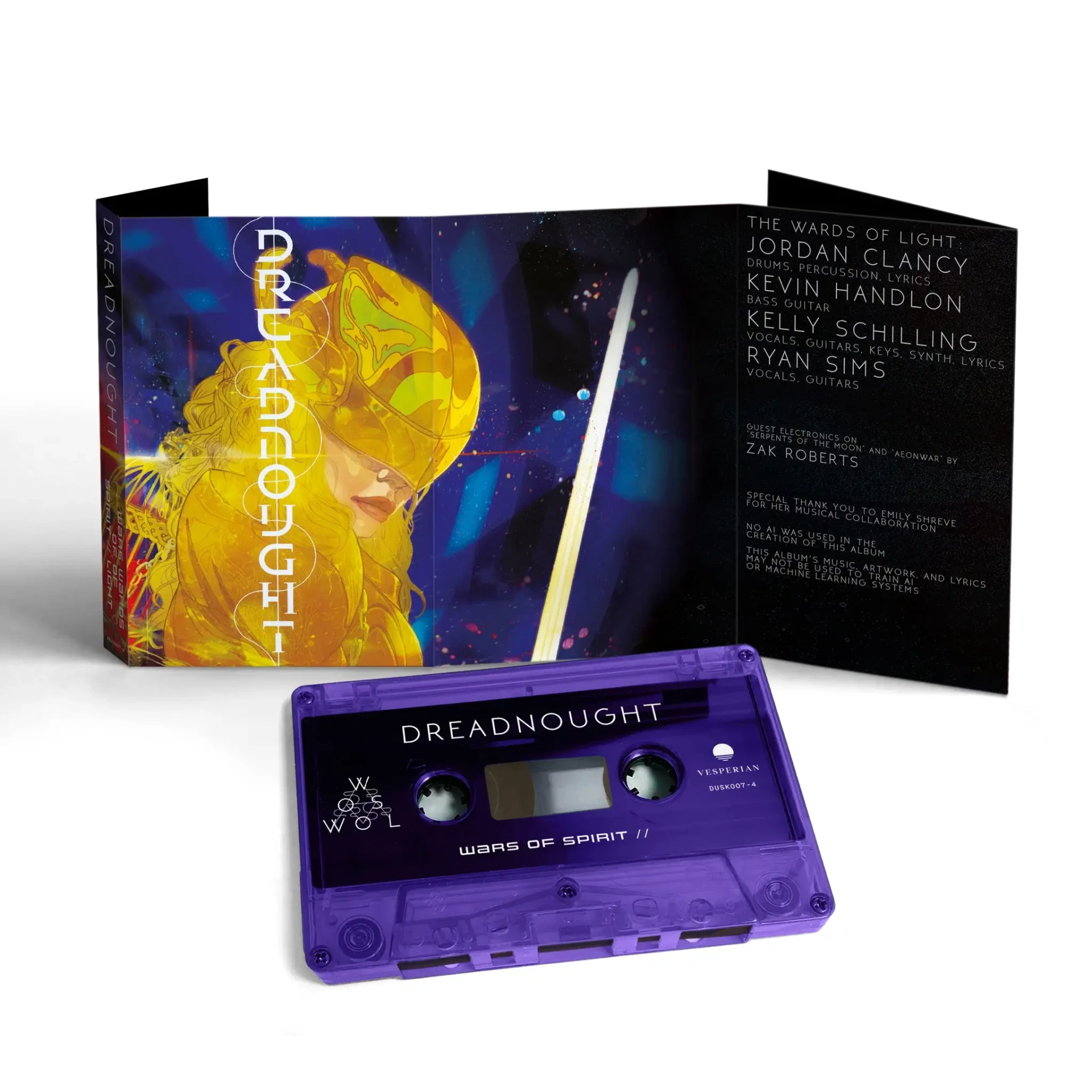 DREADNOUGHT - Wars of Spirit // Wards of Light [PUPRLE TAPE] (Progressive Metal Tapes)