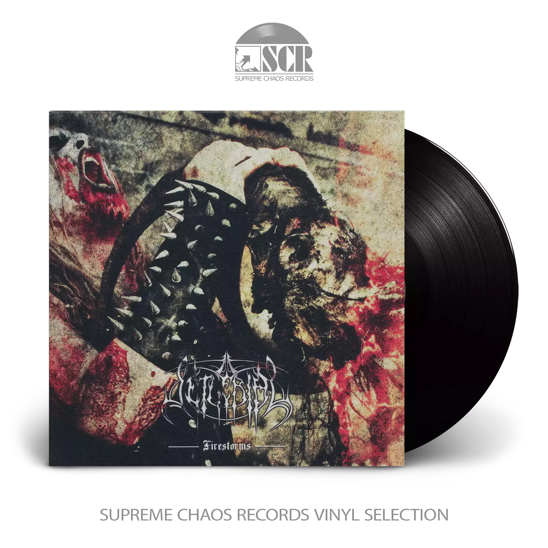 SETHERIAL - Firestorms · 7" BLACK EP (Black Metal Vinyl)