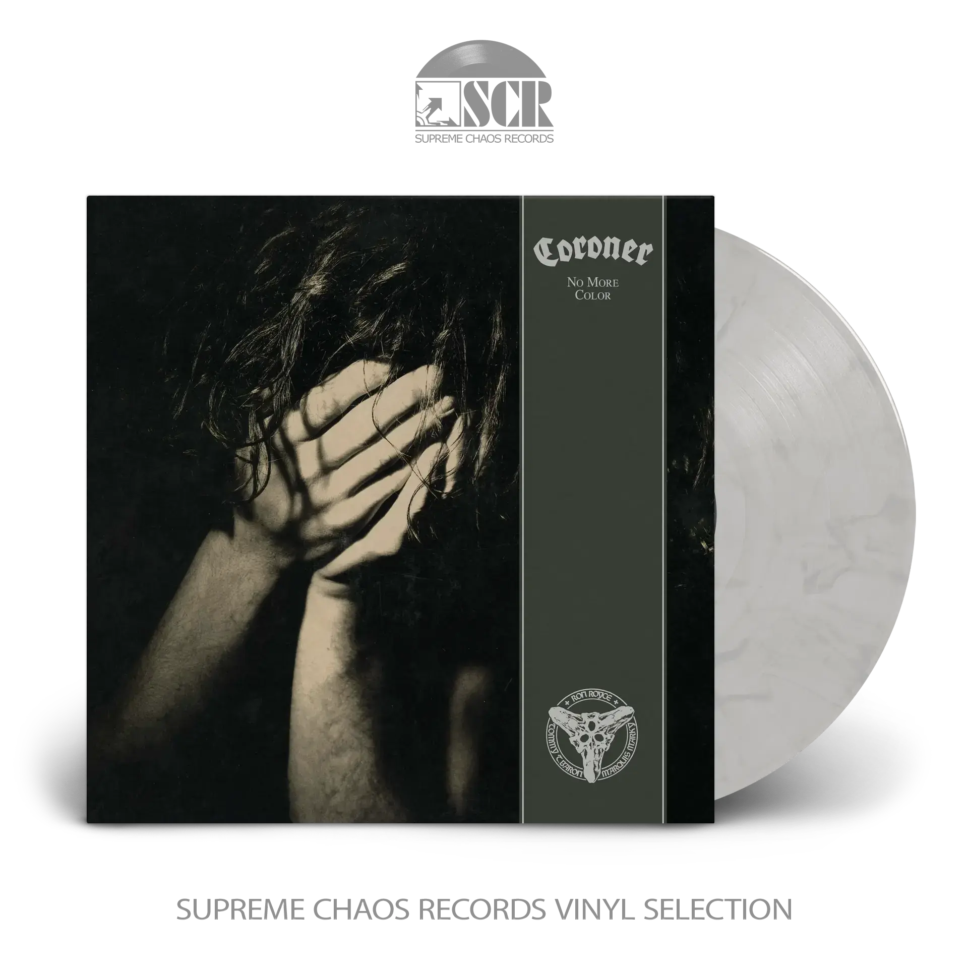 CORONER - No More Color [BLACK ICE/SILVER MARBLED LP] (Thrash Metal Vinyl)