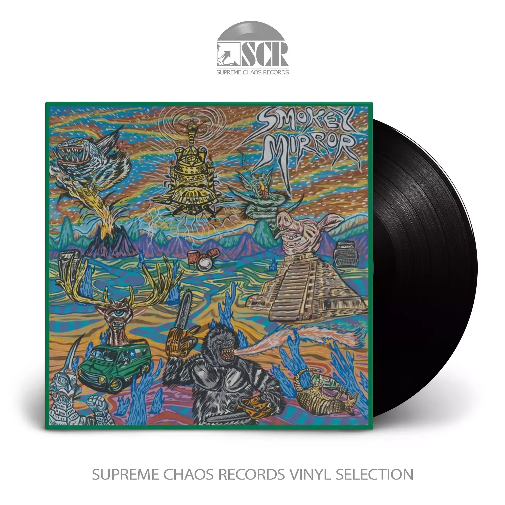 SMOKEY MIRROR · Smokey Mirror | BLACK LP (Psychedelic Rock Vinyl)