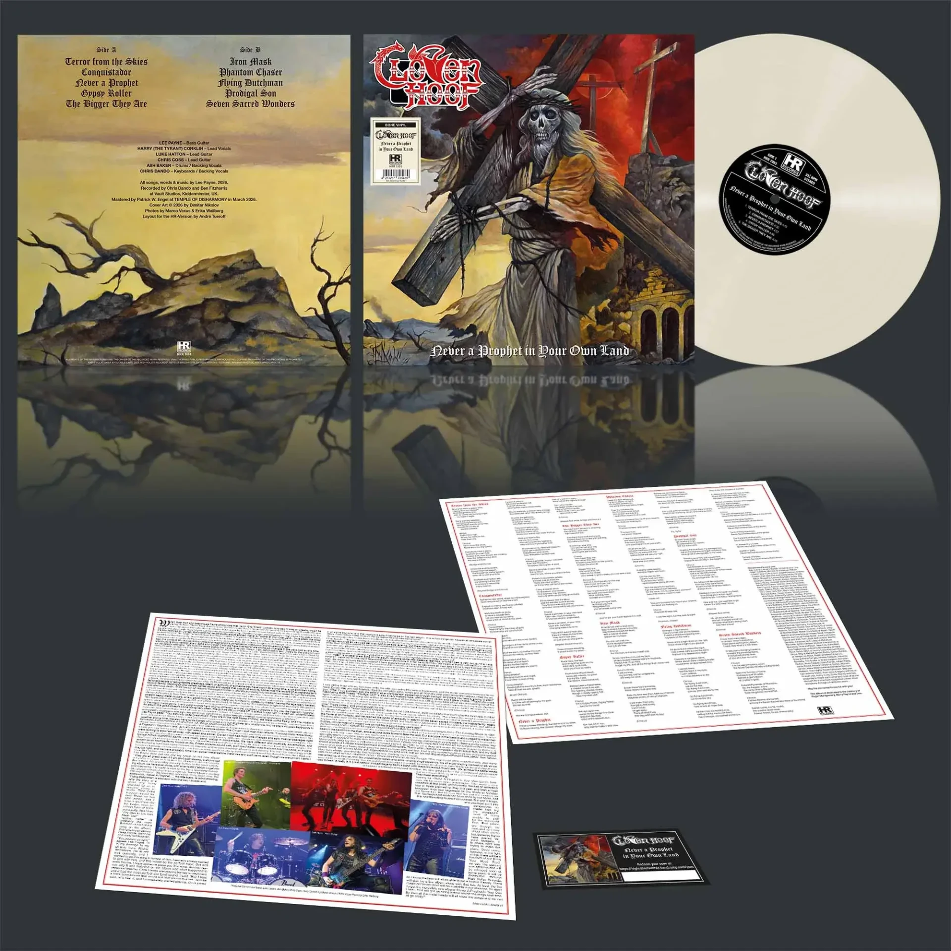 CLOVEN HOOF · Never a Prophet in Your Own Land | BONE LP (Heavy Metal Vinyl) · Bild 2