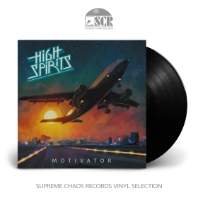 HIGH SPIRITS · Motivator (Re-Release) | BLACK LP (Heavy Metal Vinyl)