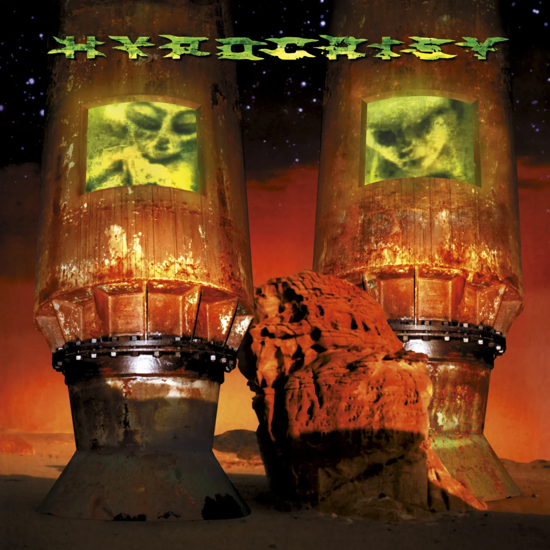 HYPOCRISY - Hypocrisy · TRANSPARENT GREEN 2LP (Death Metal Vinyl) · Bild 1