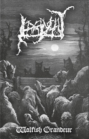 IRRLYCHT · Wolfish Grandeur | BLACK TAPE CASS (Black Metal Tapes)