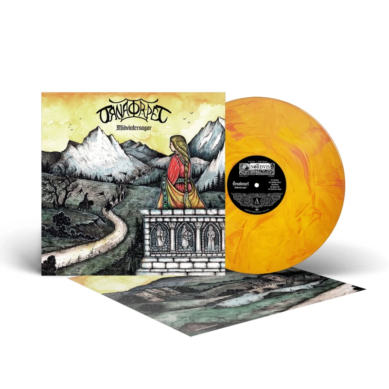 ÖRNATORPET · Midvintersagor | ORANGE/RED MARBLED LP (Dungeon Synth Vinyl) · Bild 3