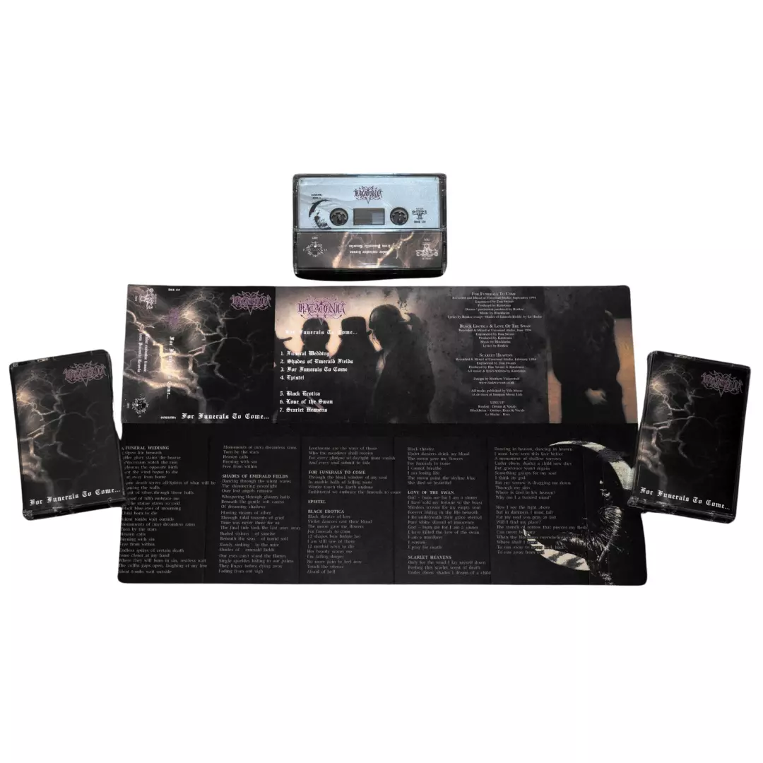 KATATONIA · For funerals to come... | SILVER TAPE (Dark Metal Tapes)