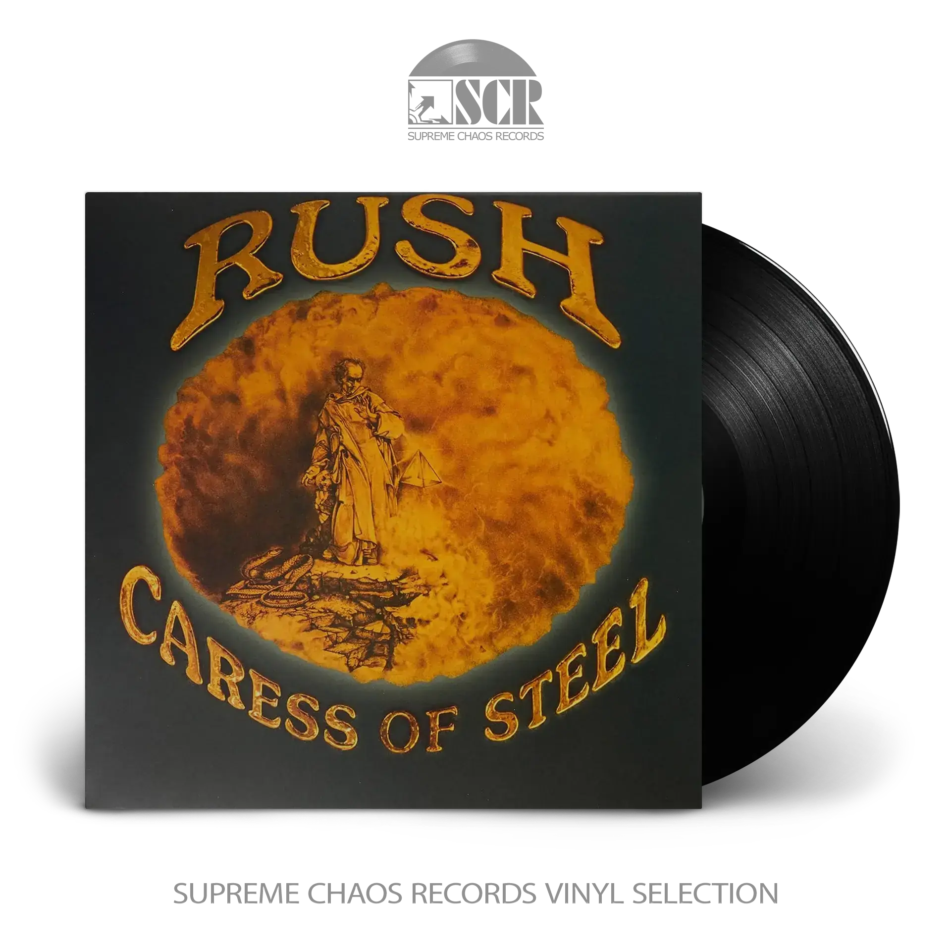 RUSH · Caress Of Steel | BLACK LP (Progressive Rock/Hard Rock Vinyl)