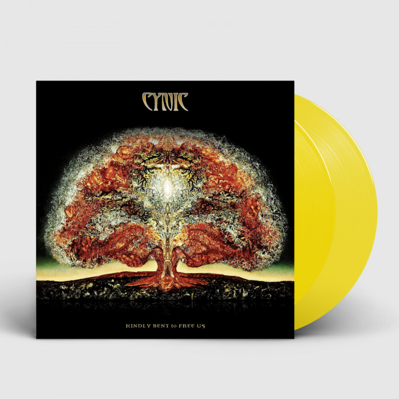 CYNIC - Kindly Bent to Free Us · YELLOW LP (Progressive Rock/Progressive Metal Vinyl)