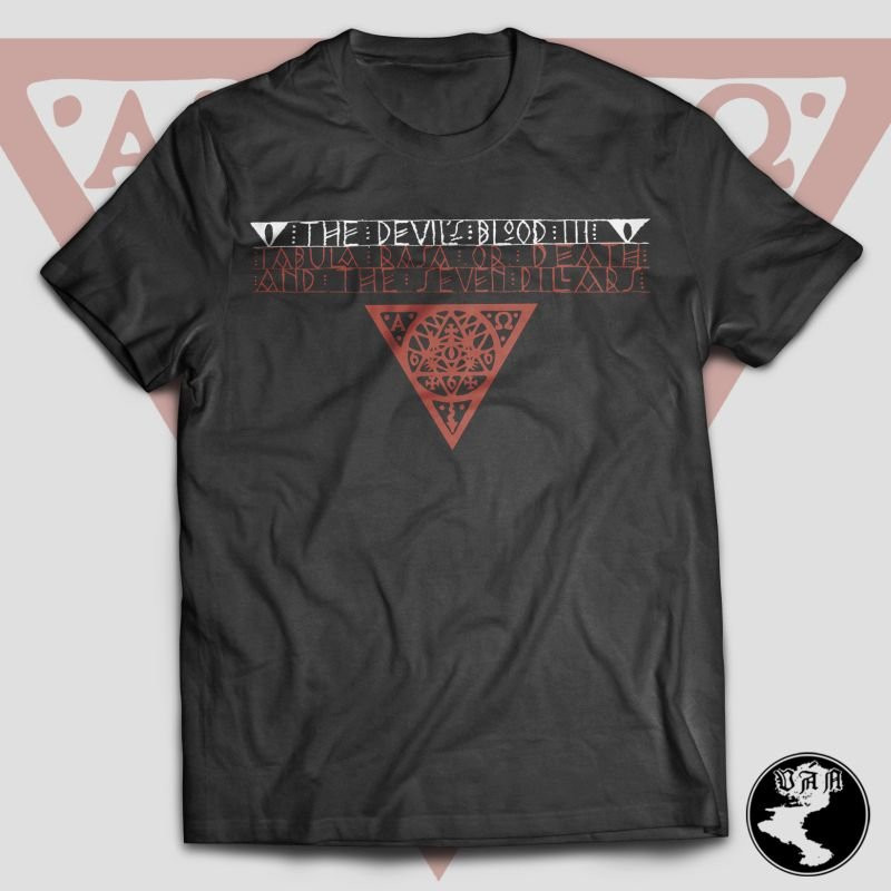 THE DEVIL'S BLOOD - Tabula Rasa Or Death Black Shirt · TS-XL (Hard Rock Clothes)