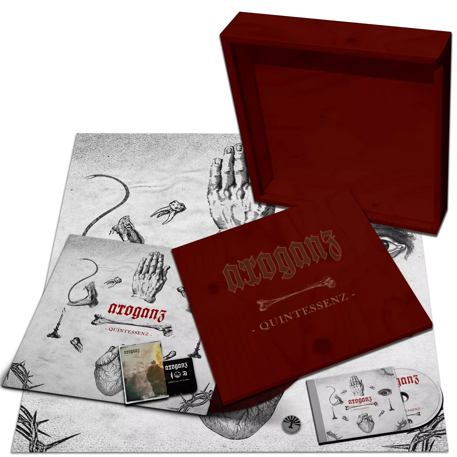 ARROGANZ - Quintessenz · WOODEN BOX SET