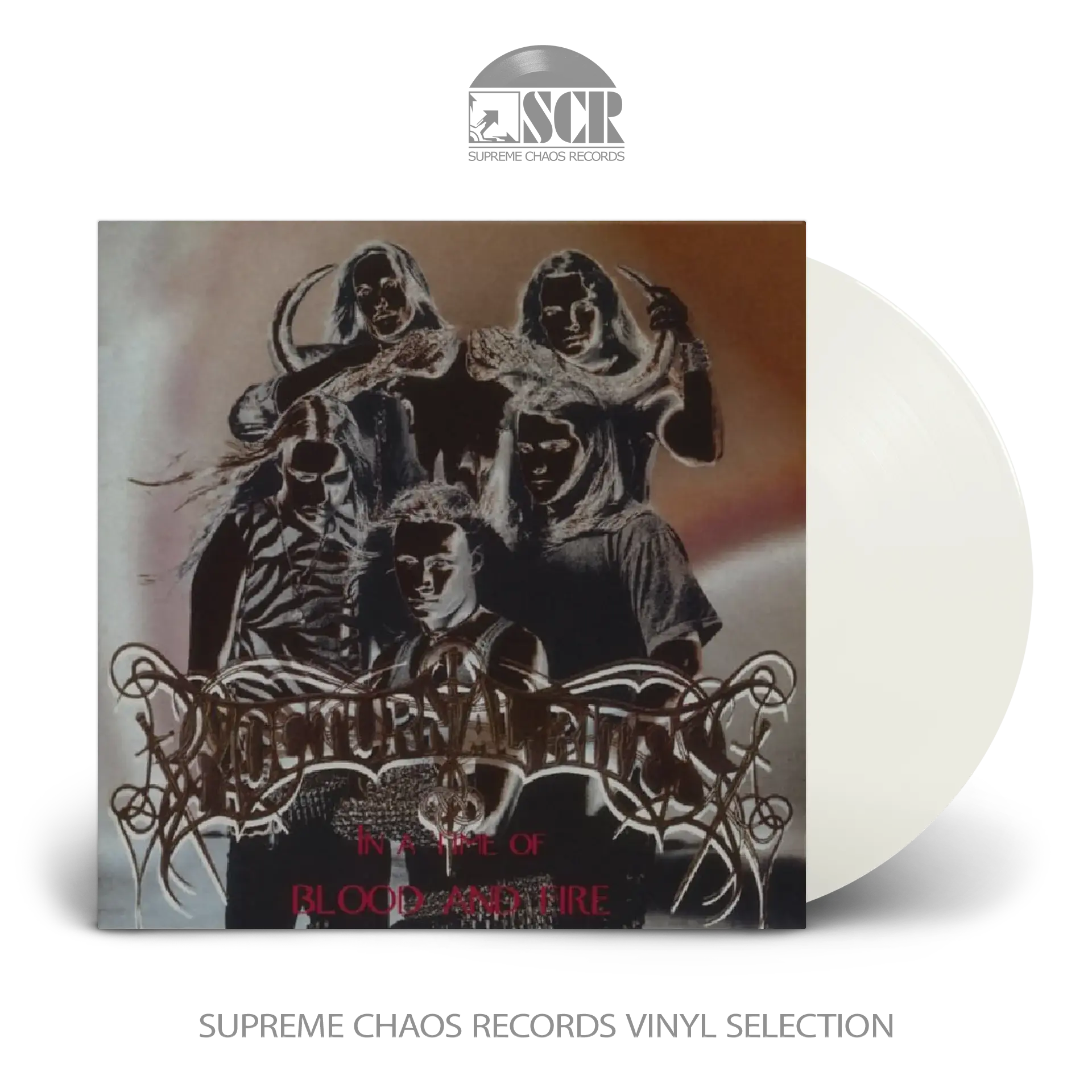 NOCTURNAL RITES - In a Time of Blood and Fire (Re-Release) [CLEAR LP] (Heavy Metal Vinyl)