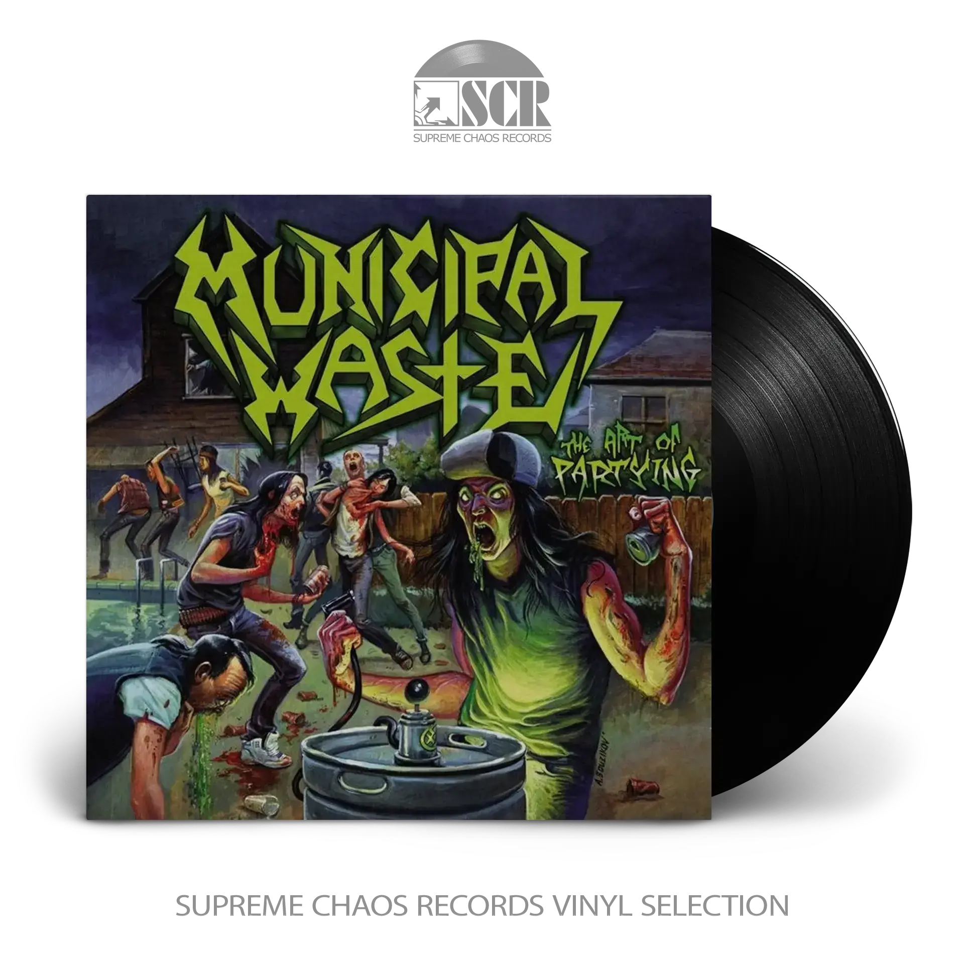 MUNICIPAL WASTE · The Art Of Partying | BLACK LP (Thrash Metal Vinyl)