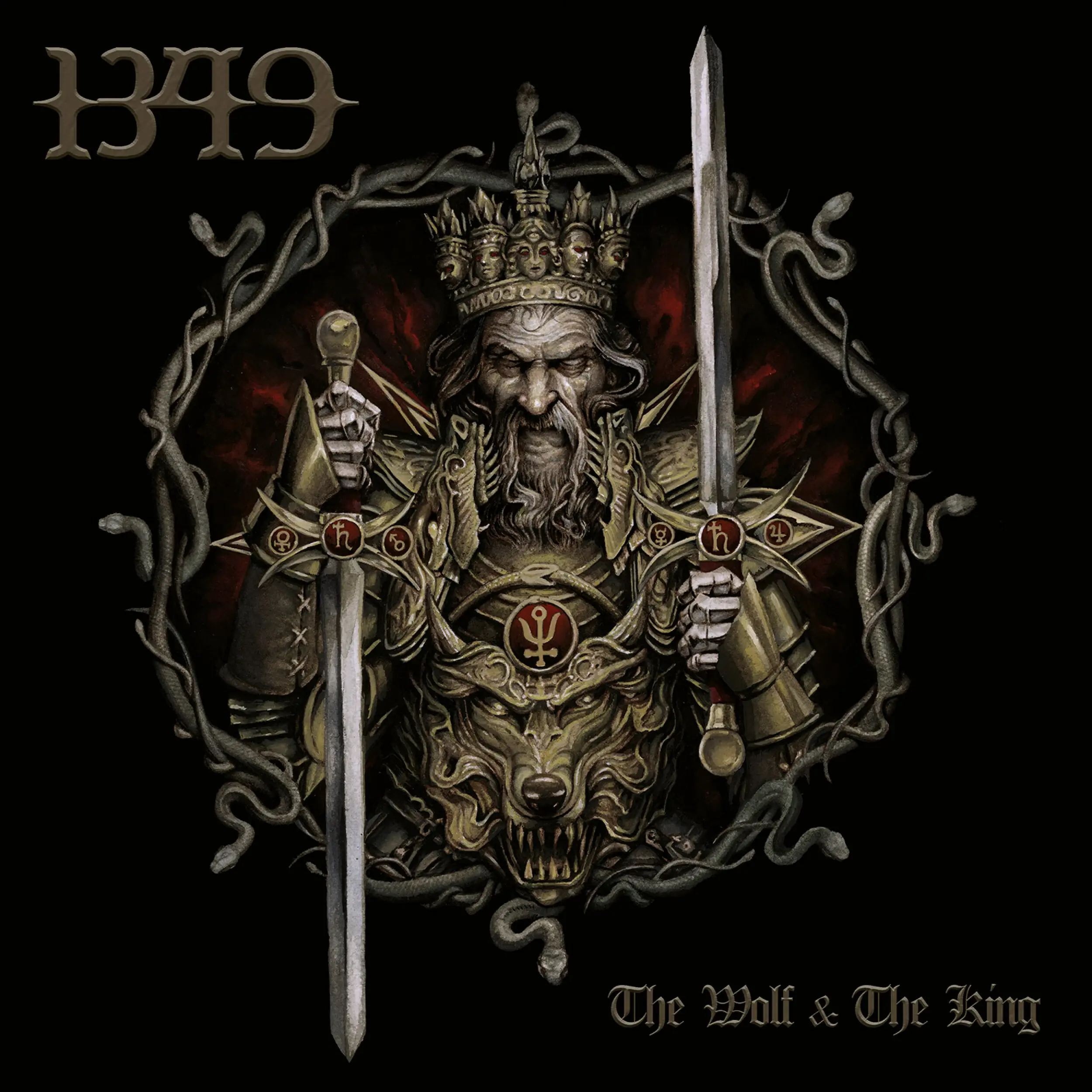 1349 · The Wolf & The King | BLACK 2LP (Black Metal Vinyl) · Bild 1
