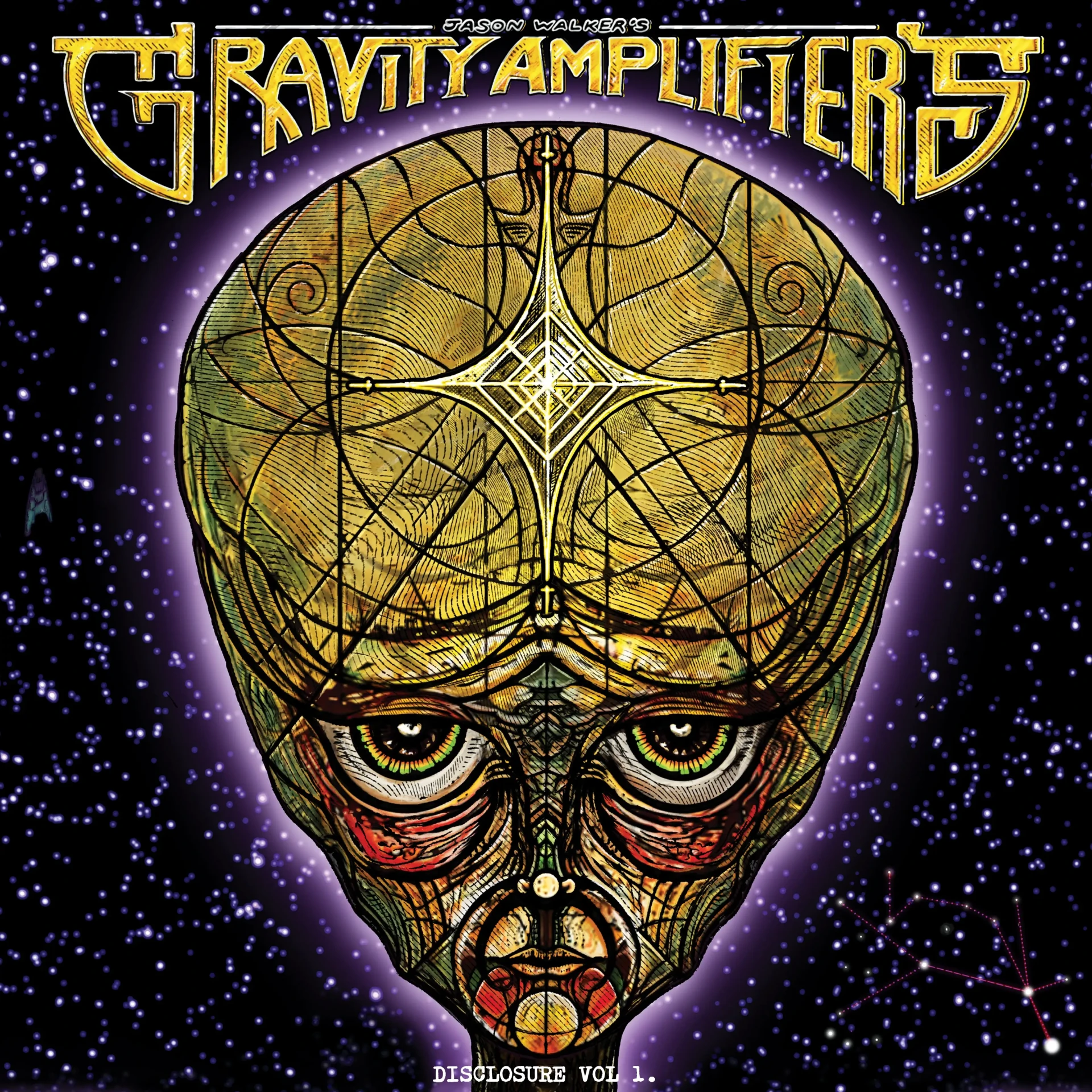 JASON WALKER'S GRAVITY AMPLIFIERS · Disclosure Vol 1 | LAVENDEL MARBLE LP (Heavy Metal/Stoner Rock Vinyl) · Bild 1
