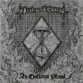 NOCTURNAL GRAVES · An Outlaw's Stand | CLEAR/BLACK LP (Black Metal Vinyl) · Bild 1