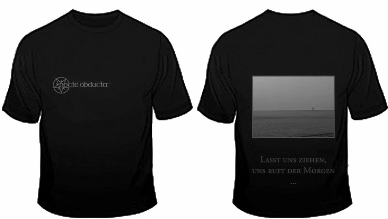 NOCTE OBDUCTA · Sequenzen einer Wanderung TS | T-SHIRT L (Black Metal Clothes)