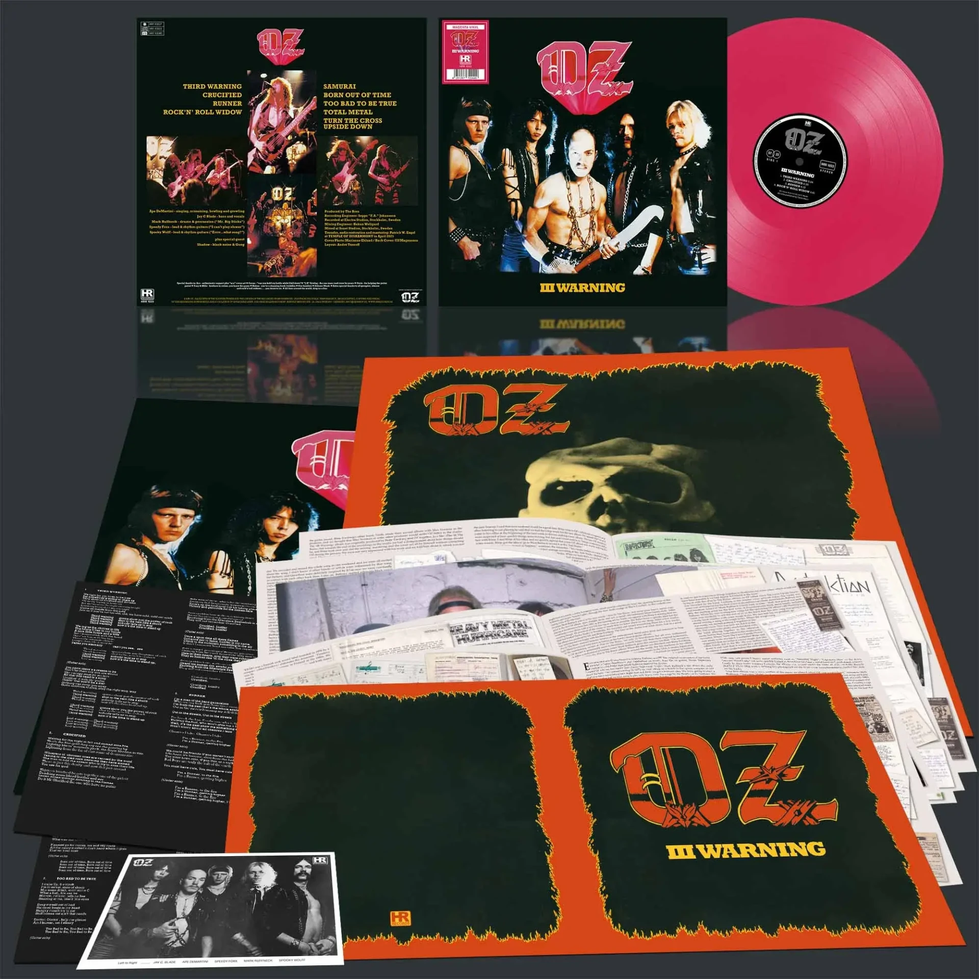 OZ · III Warning | MAGENTA LP (Heavy Metal Vinyl) · Bild 3
