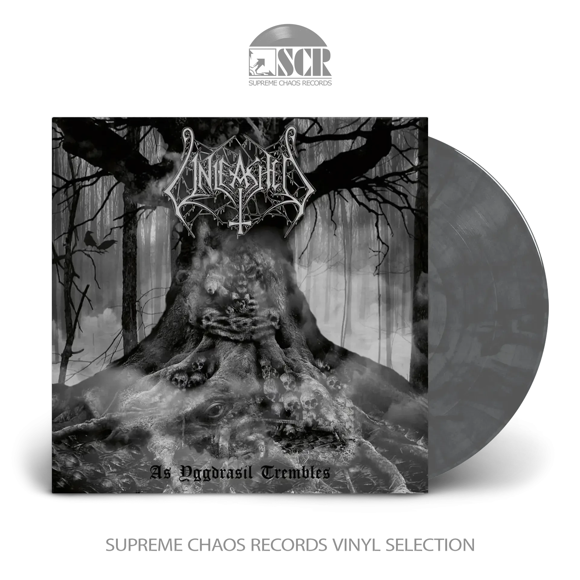 UNLEASHED · As Yggdrasil Trembles | GREY MARBLED LP (Death Metal Vinyl)