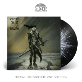 CIRITH UNGOL · Forever Black (5th Anniversary Edition) | BLACK/WHITE SPLATTER LP (Heavy Metal Vinyl)