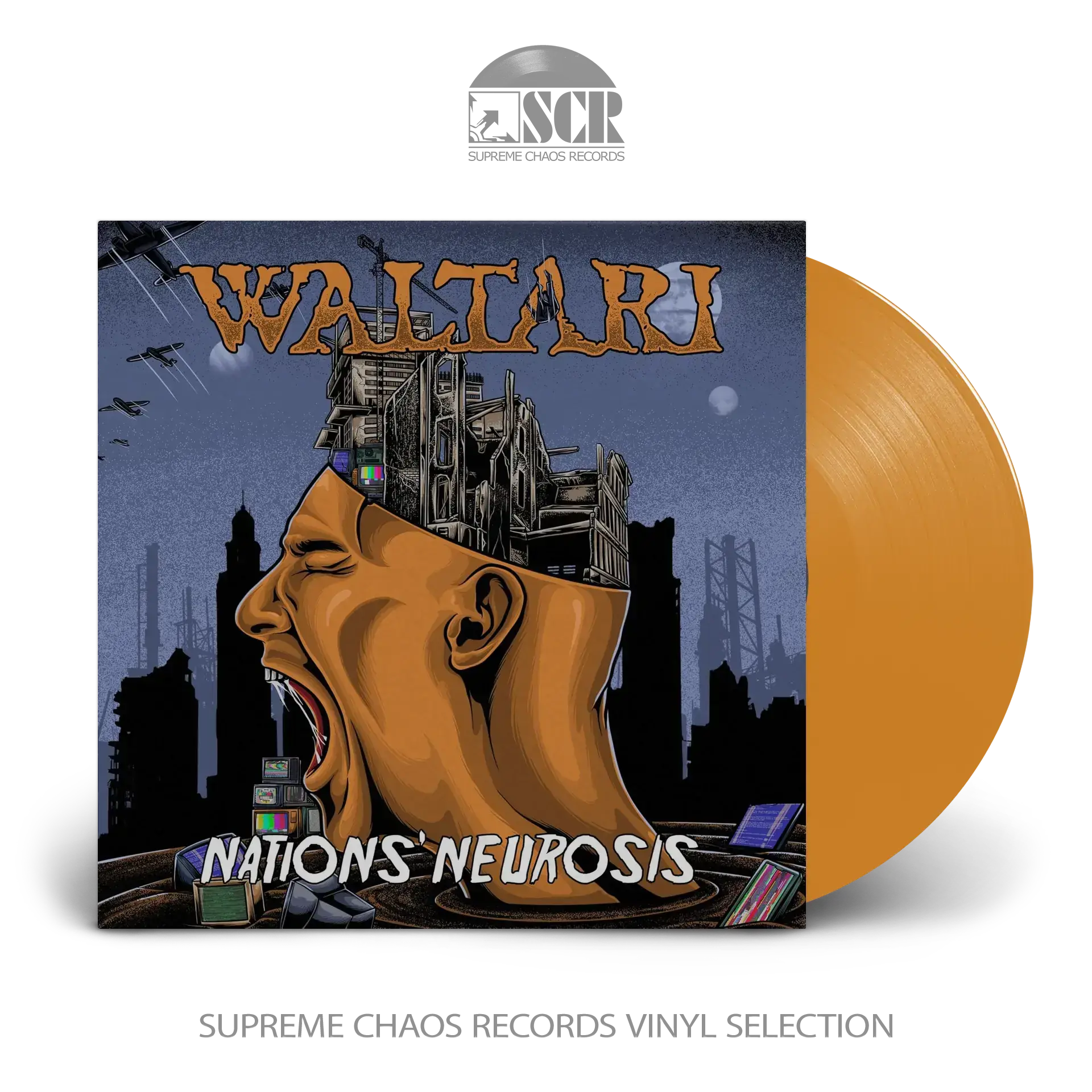 WALTARI · Nations' Neurosis | ORANGE LP (Hard Rock/Heavy Metal Vinyl)