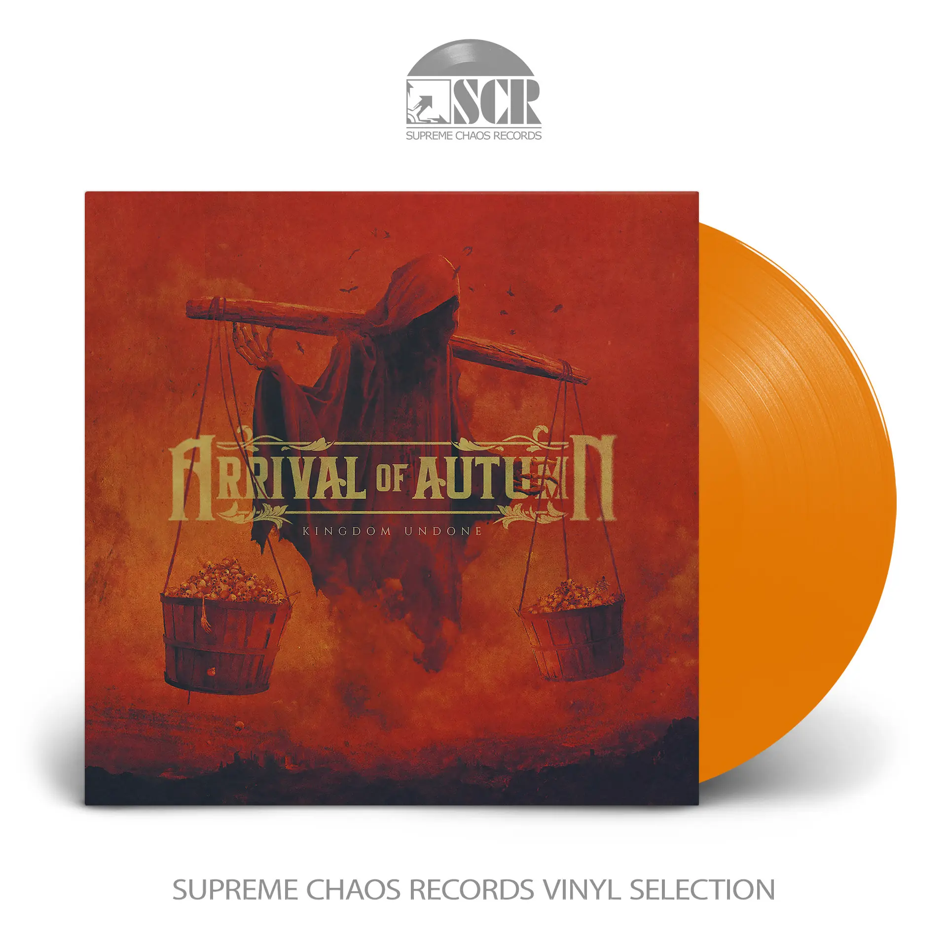 ARRIVAL OF AUTUMN · Kingdom Undone | ORANGE LP (Heavy Metal Vinyl)