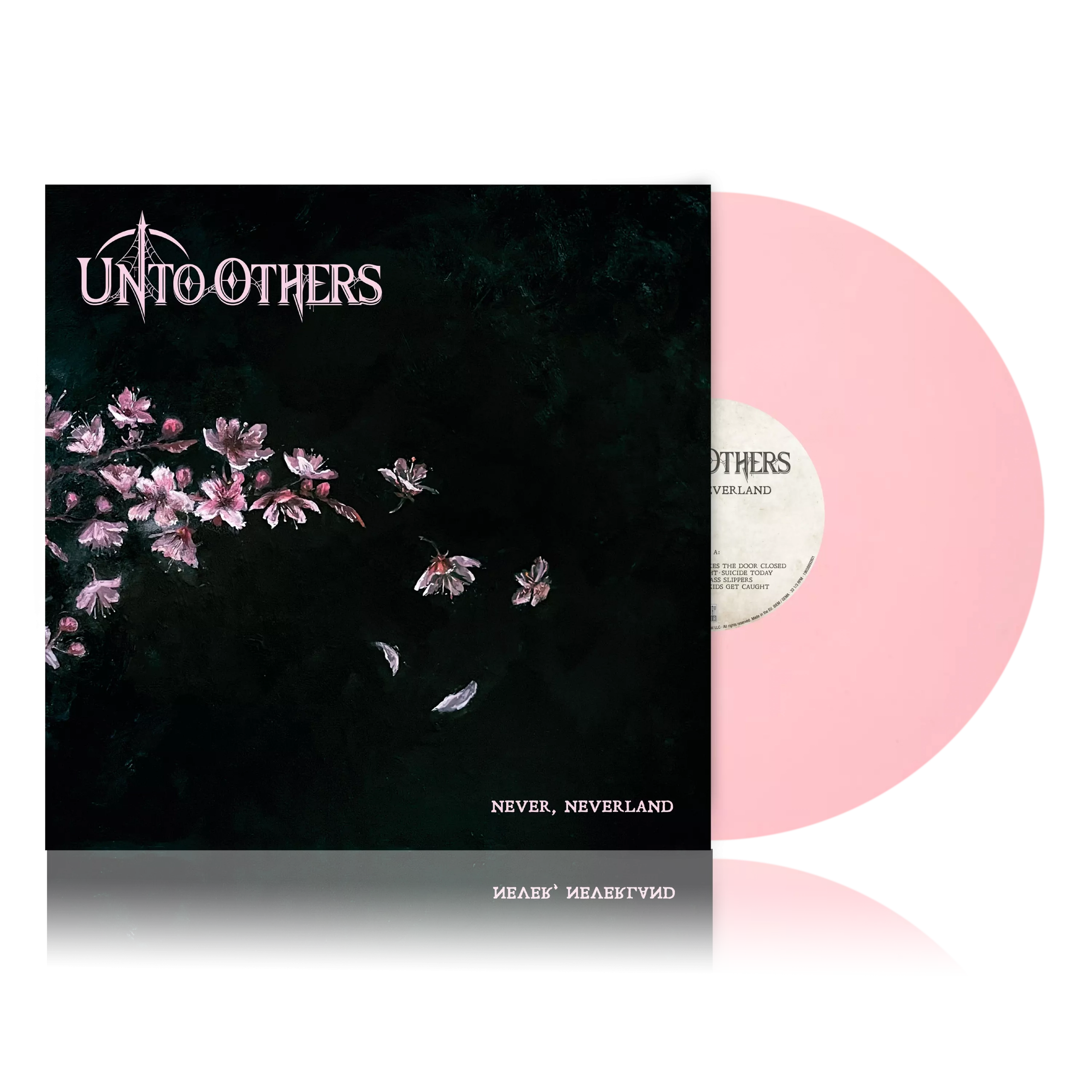 UNTO OTHERS - Never, Neverland · LIGHT PINK LP (Gothic Rock Vinyl)