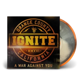 IGNITE · A War Against You | SILVER DUST FILLED LP (Hardcore Vinyl)