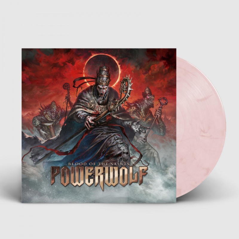 POWERWOLF - Blood Of The Saints 10th Anniversary Edition · WHITE/RED LP (Heavy Metal Vinyl)