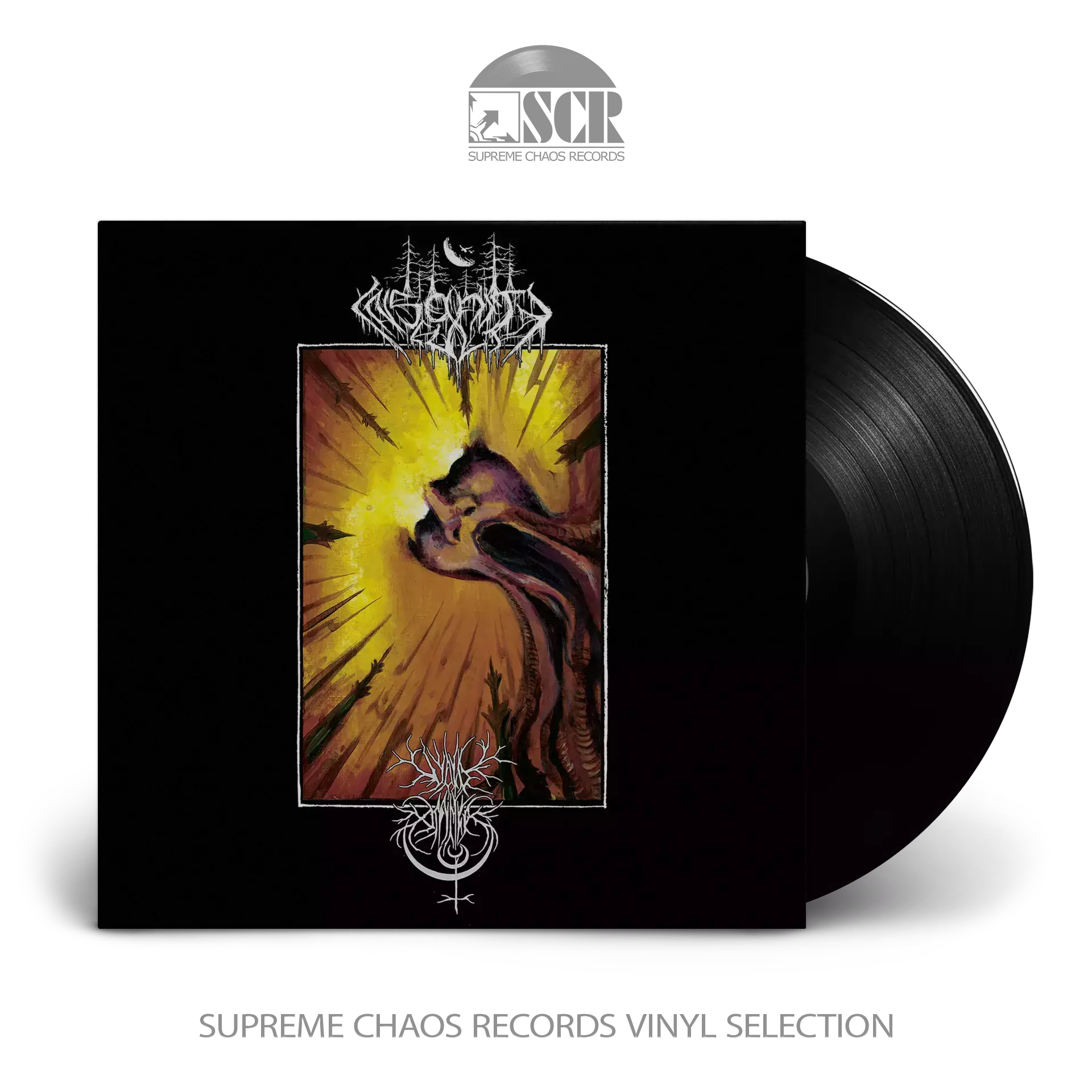 INSANITY CULT / VOID OMNIA - Contemplation In Discordance Split · BLACK LP INSANITY CULT / VOID OMNIA - Contemplation In Discordance Split · BLACK LP (Black Metal Vinyl)