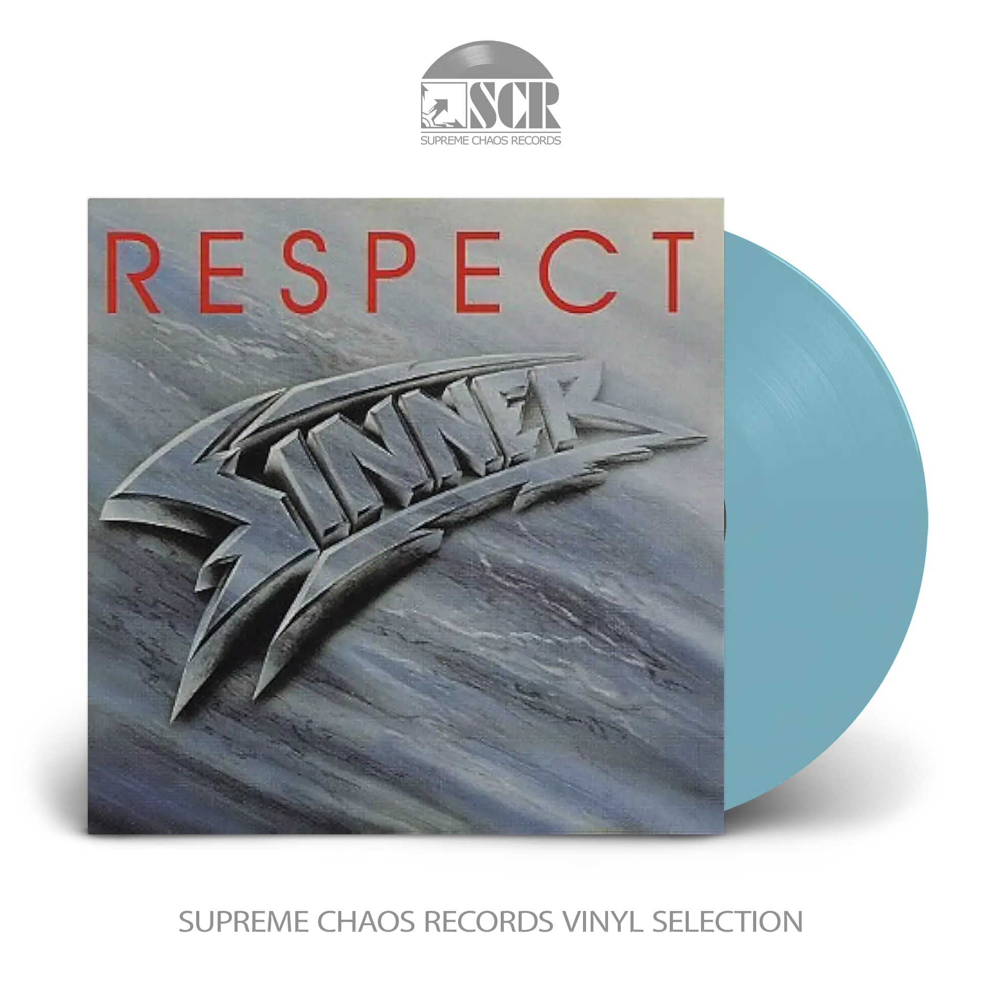 SINNER · Respect | LIGHT BLUE LP (Heavy Metal Vinyl)