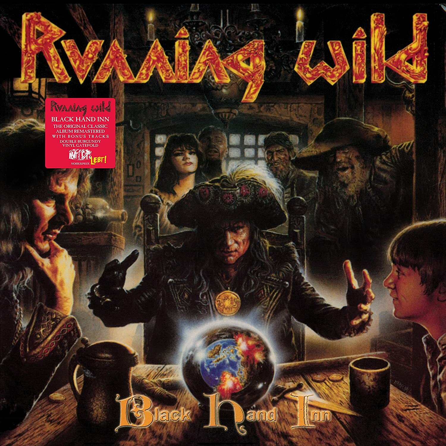 RUNNING WILD · Black Hand Inn | BURGUNDY DLP (Heavy Metal Vinyl) · Bild 1