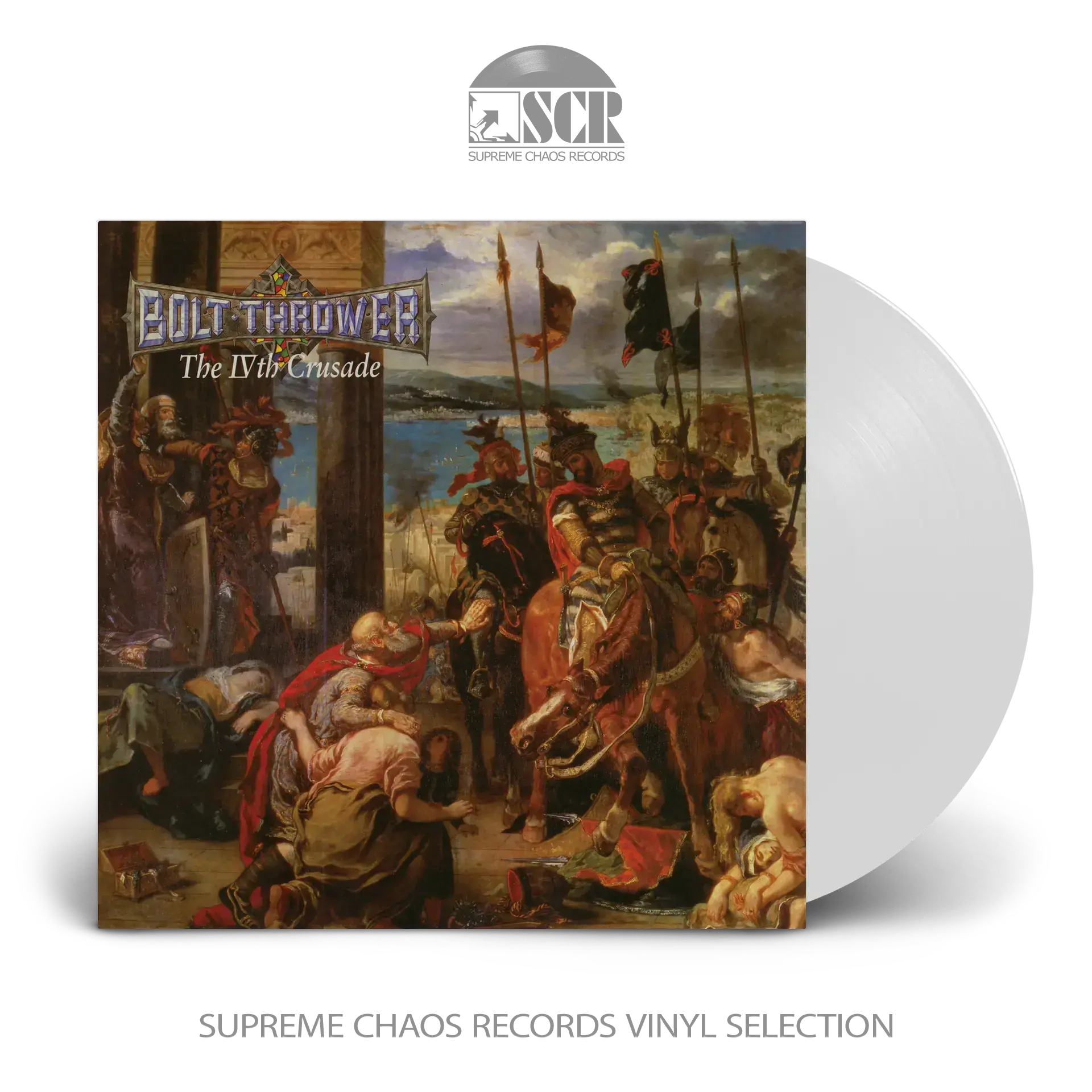 BOLT THROWER · The IVth Crusade | WHITE LP (Death Metal Vinyl)