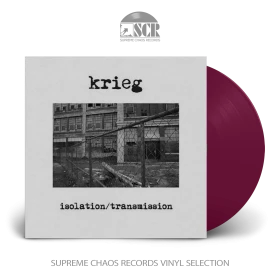 KRIEG · Isolation / Transmission (RSD) | PURPLE 7" EP (Black Metal Vinyl)