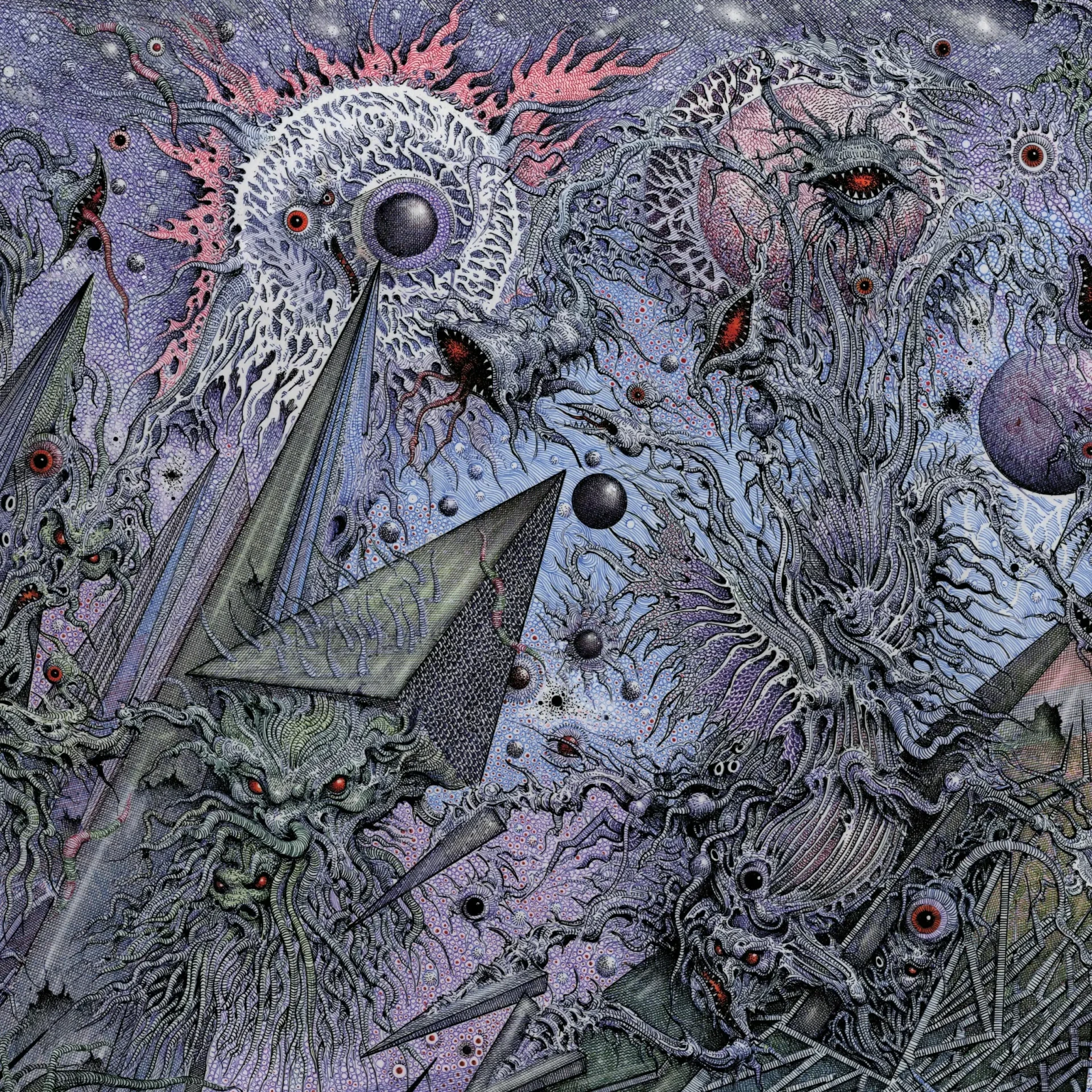 ULTHAR - Anthronomicon · HOT PINK/BLACK MERGE LP ULTHAR - Anthronomicon · HOT PINK/BLACK MERGE LP (Death Metal Vinyl)