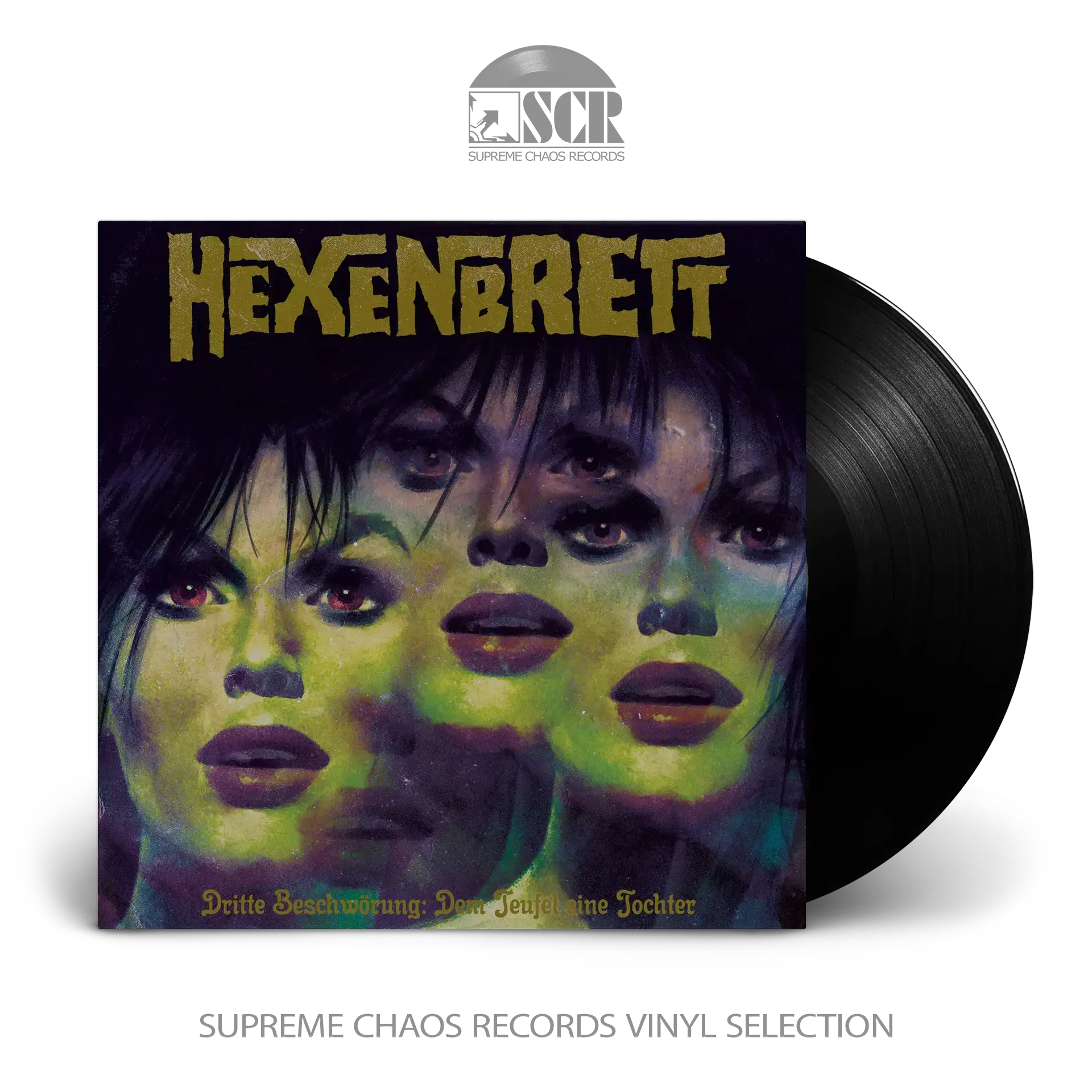 HEXENBRETT · Dritte Beschwörung: Dem Teufel Eine Tochter | BLACK LP (Heavy Metal/Black Metal Vinyl)