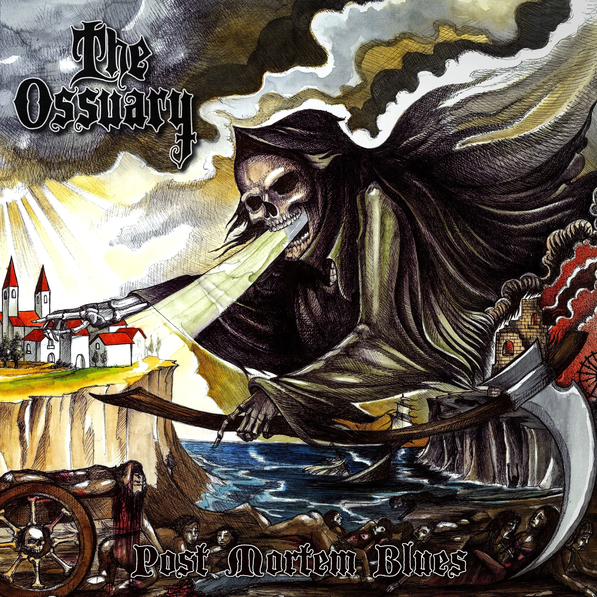 THE OSSUARY · Post Mortem Blues | CLEAR LP (Doom Metal/Heavy Metal Vinyl) · Bild 1