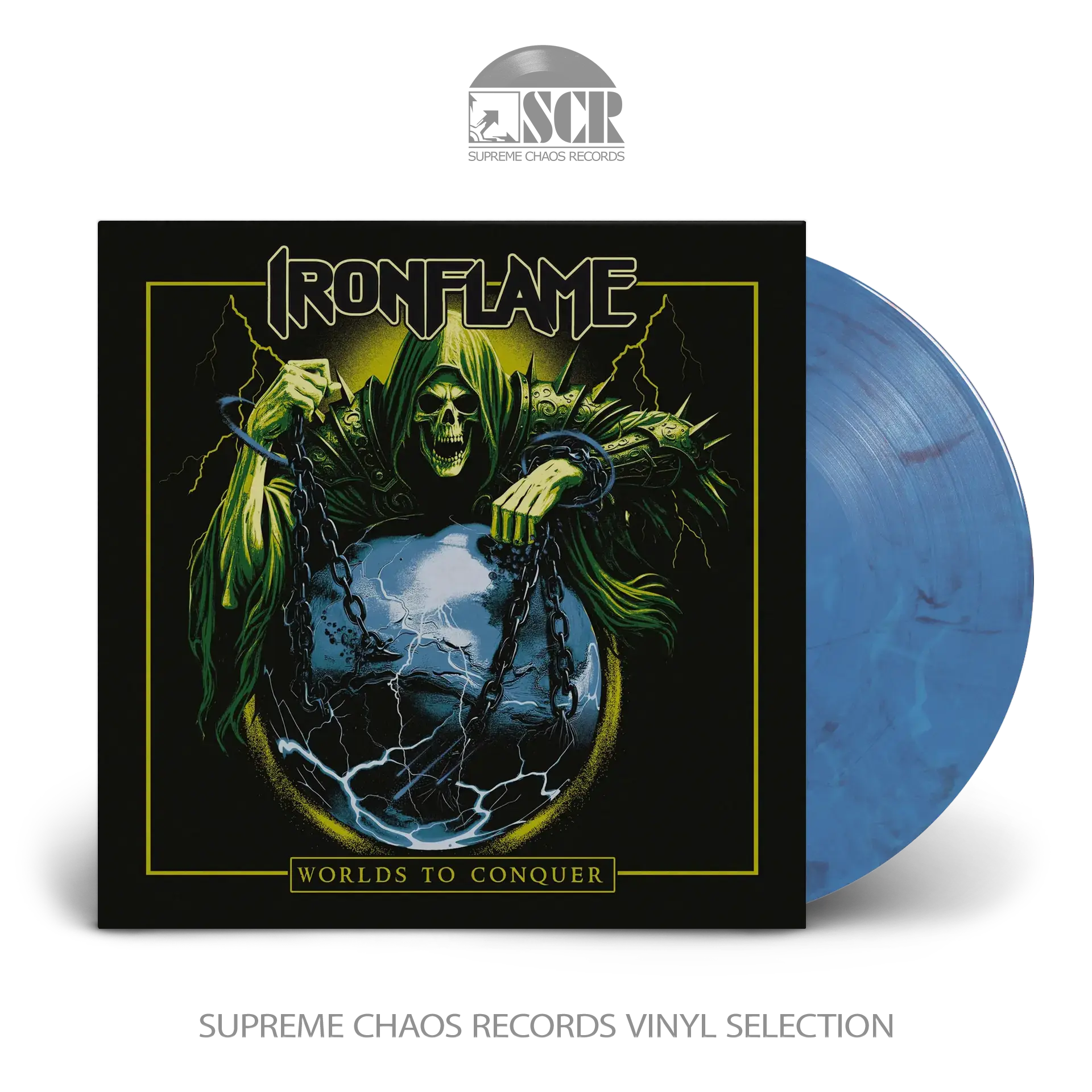 IRONFLAME - Worlds to Conquer [MARBLED LP] (Heavy Metal Vinyl)