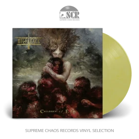 NIGHTFALL · Children Of Eve | WHITE/YELLOW MARBLED LP (Symphonic Death Metal Vinyl)